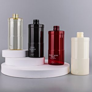 Flat shoulder bottle