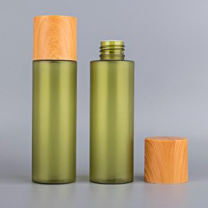 Flat shoulder bottle