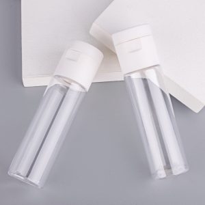 Flat shoulder bottle